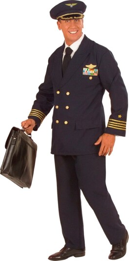 Pilot Kjekkas Kostyme - Strl L