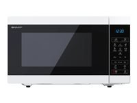 Sharp Classic serie Mikrovågsugn Fristående 900W 25 liter Vit/silver/svart