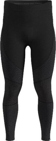 Odlo Men's Seamless Performance Wool full length base layer bottoms Black M