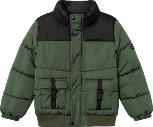 Name It Polstret Jakke NkmMars Klatring av eføy Name It 8 år (128) Dunjakke Grønn Svart