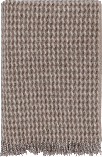 Høie Of Scandinavia Ullplaid 100 % ren ny ull ullteppe Teide brun 120x180 cm Høie Of Scandinavia Ullplaid 100 % ren ny ull ullteppe Teide brun 120x180 cm