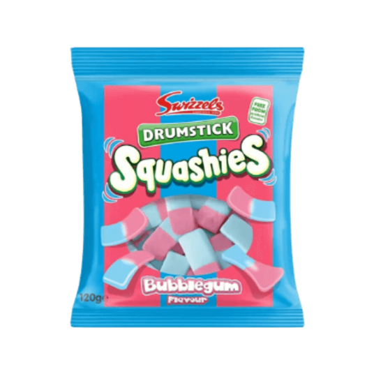 Swizzels drumstick squashies bubblegum flavour bag 120g Swizzels drumstick squashies bubblegum flavour bag 120g