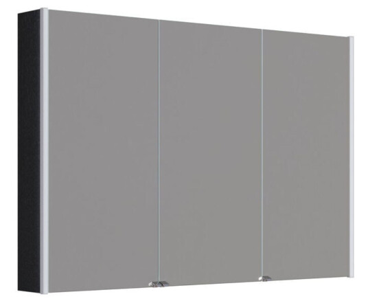 Dansani Inzo Ambi Speilskap 3 Dører Eik Noir / 120cm Dansani Inzo Ambi Speilskap 3 Dører Eik Noir / 120cm