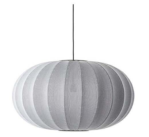 Made By Hand Knit-Wit Oval Taklampe Ø76 Sølv Made By Hand Knit-Wit Oval Taklampe Ø76 Sølv