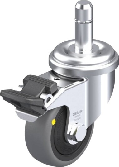 Blickle 744631 Lra-Tpa 50Kf-Fi-Els-Es Styrehjul Med Brems - Hjuldiameter 50 Mm, Bæreevne Maks. 30 Kg - 1 Stk Blickle 744631 Lra-Tpa 50Kf-Fi-Els-Es Styrehjul Med Brems - Hjuldiameter 50 Mm, Bæreevne Maks. 30 Kg - 1 Stk
