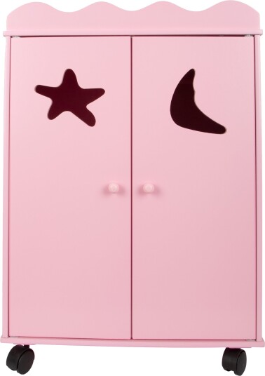 Small Foot Dukkeskap Rosa 3+ År Small Foot Dukkeskap Rosa 3+ År