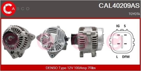 Dynamo CASCO CAL40209AS Dynamo CASCO CAL40209AS