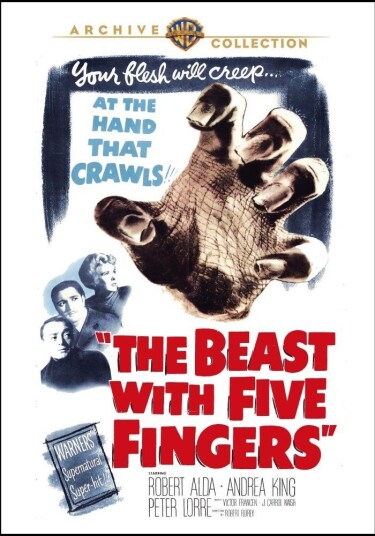 The Beast with Five Fingers 1946 DVD The Beast with Five Fingers 1946 DVD