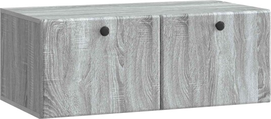 Vegghengt TV skap 78,5 x 41 x 30 cm Grå Sonoma Konstruert tre