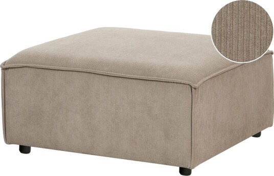 Fotpall Ardal Taupe/svart - Taupe/svart