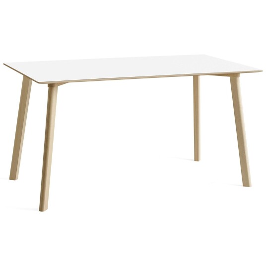 Hay CPH Deux 210 2.0 Bord 75x140 cm Pearl White / Ubehandlet Bøk