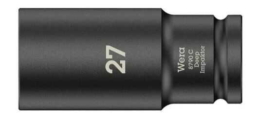 Wera 8790 C Impaktor Deep 05004840001 Unbrako Topnøgleindsats 27 Mm 1/2 (12,5 Mm)