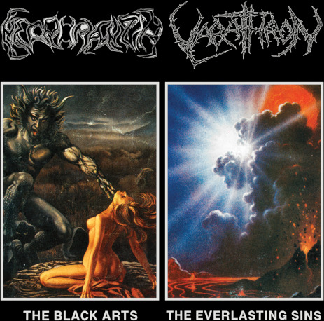 Necromantia, Varathron The Black Arts/The Everlasting Sins CD