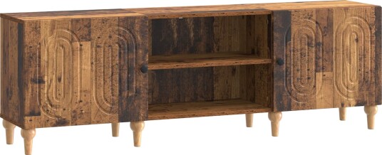 TV skap Gammelt tre 150 x 31 x 50 cm Konstruert tre TV skap Gammelt tre 150 x 31 x 50 cm Konstruert tre