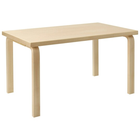 Artek Aalto 80B Bord Rektangulær 60x100 cm Bjørk