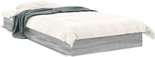 Sengeramme grå sonoma 90x200 cm konstruert tre 8721102599293