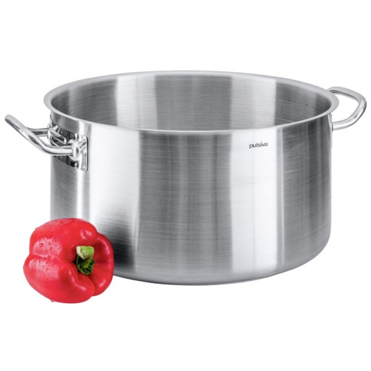 PULSIVA Gryte Chef ekstra tykk 18.3l 36x19.5 cm (ØxH) Sølvfarge
