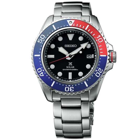 Seiko, Prospex Solar dykkerklokke med stållenke Seiko, Prospex Solar dykkerklokke med stållenke