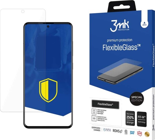 3Mk FlexibleGlass Beskyttelsesglass til Samsung Galaxy A51 - Gjennomsiktig 7H