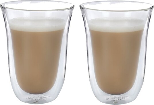Lifetime Brands Europe Ltd La Cafetière Kaffe Latte Glass 2pk Lifetime Brands Europe Ltd La Cafetière Kaffe Latte Glass 2pk