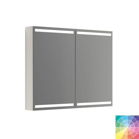 Dansani Inzo Level Speilskap 2 Dører B60-100xh80xd15cm NCS Farge / 100cm