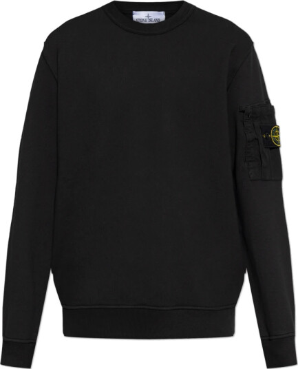Stone Island Herre Gensere & Hettegensere Svart M,