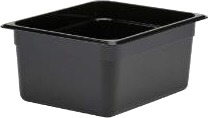 Kantine Cambro 1/2Gn 8.9L 32.5X26.5X15cm Polycarbonat Sort,Stk