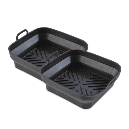Tower Airfryer Silikonform kvadrat 21,5 x 21,5cm sammenleggbar