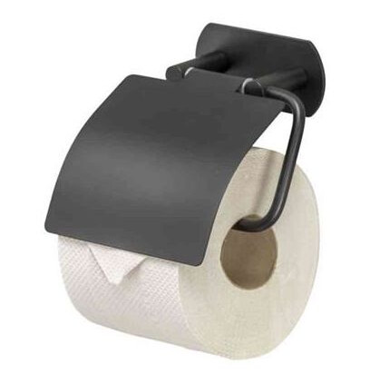 Design4Bath Profile Line Toalettpapirholder matt svart borefri Baderom