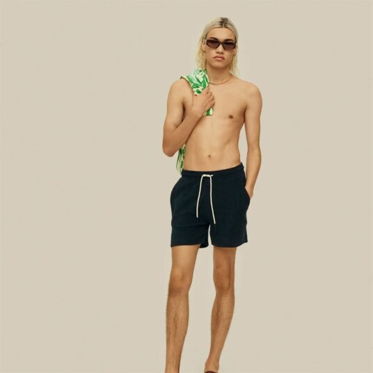 OAS Company Terry Shorts - Navy Blå S