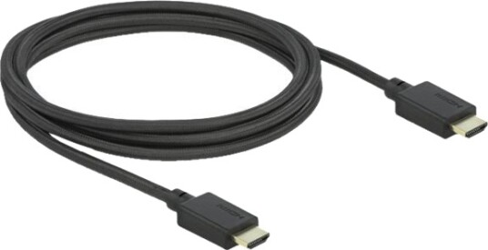 Delock Ultra High Speed Hdmi Kabel Hdmi Hann Til Hdmi Hann 2 M Svart 8K Støtte