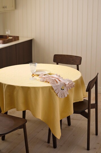 Ellos Home Duk Majken 145x145 cm Gul