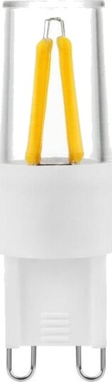 Spl G9 2W dimbar LED pære   Filament 5,2cm 2700K klart glass   Dimbar : Dimbar Kulør : Varm