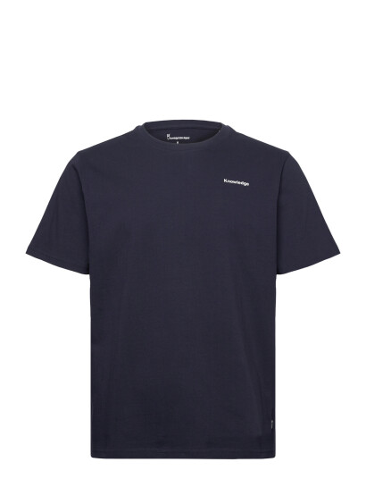 Knowledge Cotton Apparel Regenerative Organic Cotton Back Pr - Navy - XL