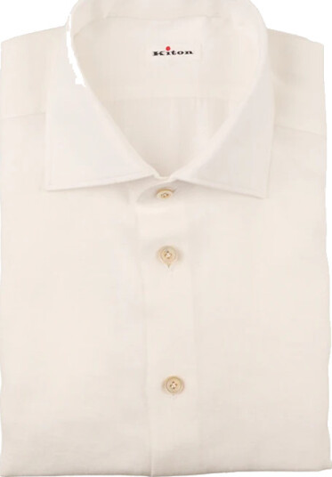 Kiton Herre Skjorter Hvit M,