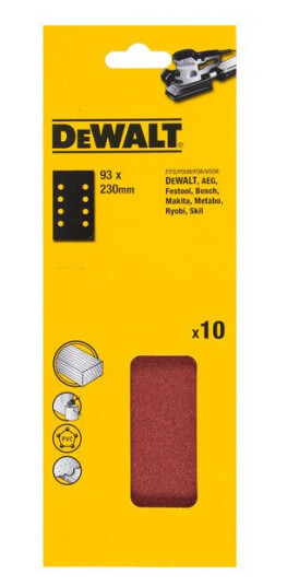 Dewalt Slipepapir 80k m/hull a10 dt8591 a10