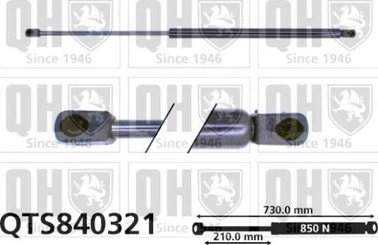 QUINTON HAZELL QTS840321 Baklukedemper