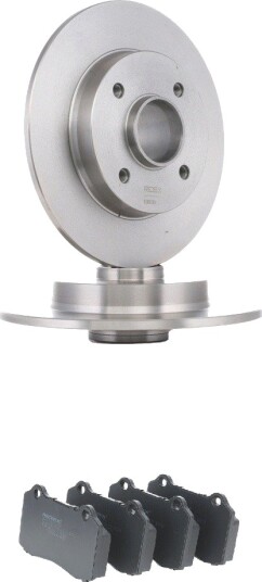 Bremseskiver og klosser RIDEX 3405B2291