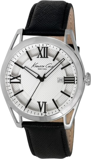 Kenneth Cole Herreklokke IKC8072 Hvit/Lær Ø44 mm Kenneth Cole Herreklokke IKC8072 Hvit/Lær Ø44 mm