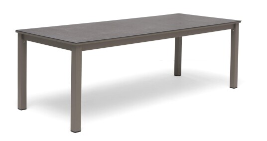 Hillerstorp Jet Set spisebord Aluminium/grå glass 90 x 220 cm Grå Hillerstorp Jet Set spisebord Aluminium/grå glass 90 x 220 cm Grå