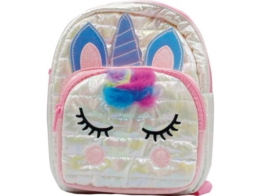Promo Puffy Unicorn-Ryggsekk Hvit 20X26x8cm Stn 8738