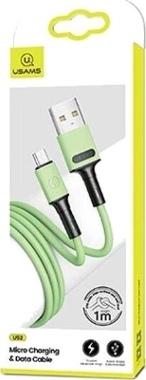 Usams Usb-A Til Microusb-Kabel 1 M Grønn 69871-Uniw