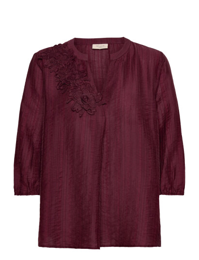 FREE/QUENT Fqmolla-Blouse - Burgundy - XS