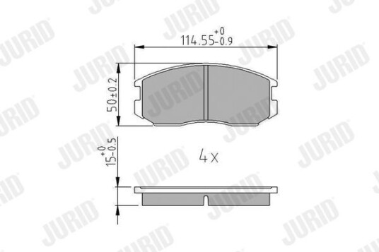 Bremseklosser JURID 572375J
