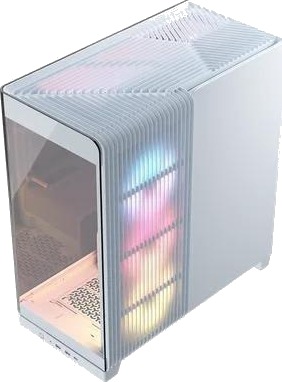 Corsair 4500X LX-R RGB Mid Tower Kabinett med Herdet Glass Hvit Corsair 4500X LX-R RGB Mid Tower Kabinett med Herdet Glass Hvit