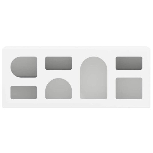 TV skap Hvit 100 x 35 x 40 cm Konstruert tre TV skap Hvit 100 x 35 x 40 cm Konstruert tre
