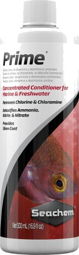 Prime 500 ml Akvaristikk Vannpreparat Vannbereder Seachem