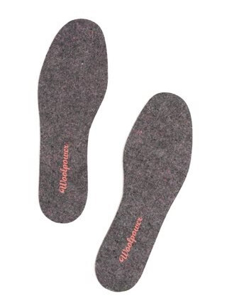 Woolpower Kids Felt Insoles Recycled Grey 28-29 Woolpower Kids Felt Insoles Recycled Grey 28-29