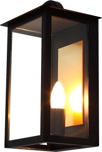 V Tac E14 utendørs vegglampe Sort IP65 jern uten lyskilde V Tac E14 utendørs vegglampe Sort IP65 jern uten lyskilde