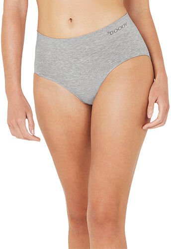Boody Midi Brief Lysegrå   Str. Xl